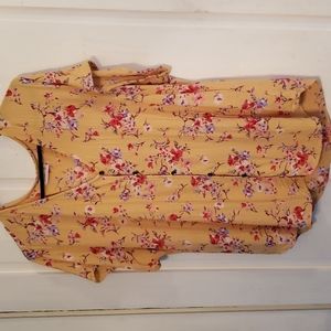 Floral rayon top